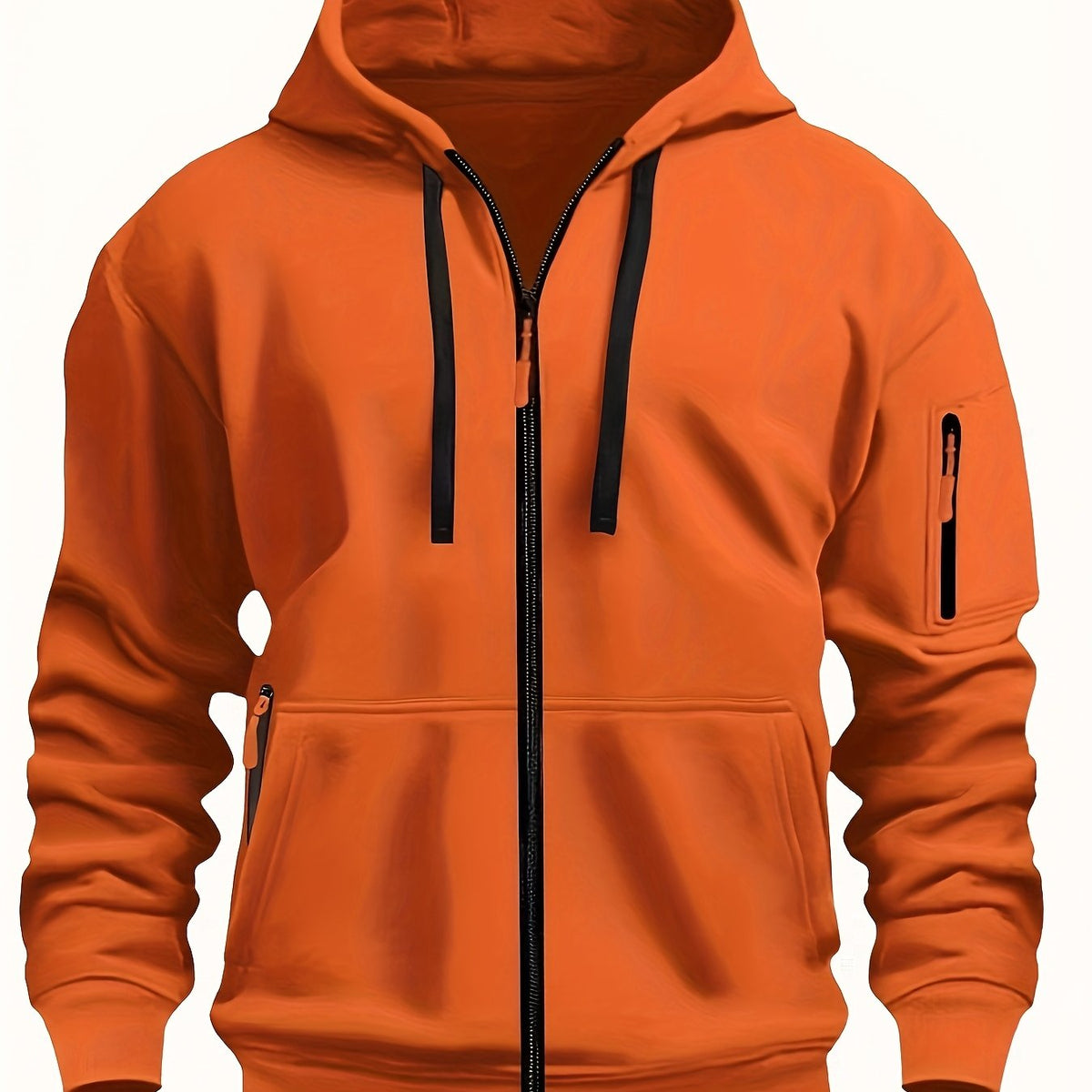 Gerald | Men's Full Zip Hooded Sweatshirt with Pockets