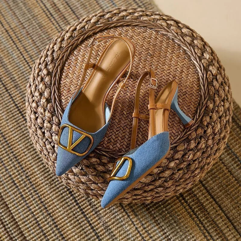 Celeste Slingback Stiletto Heel | Valentina