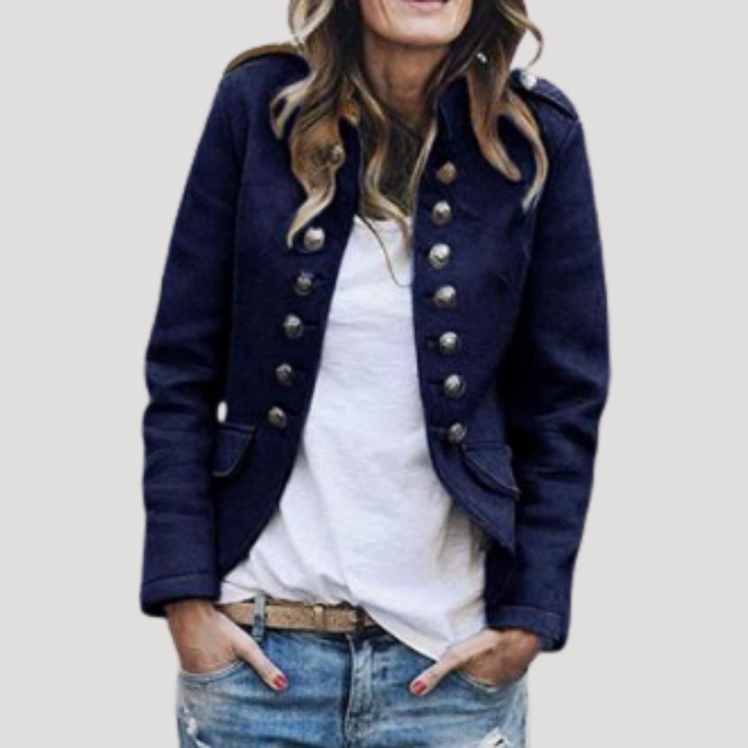Military-inspired tailored everyday blazer for women | Colette