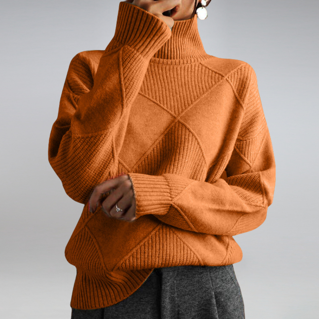 Women’s cashmere turtleneck sweater | Myla