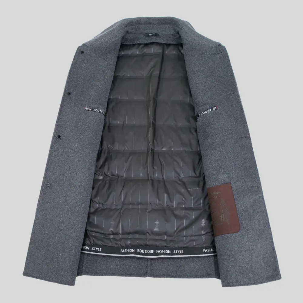 Beaumont | Men's Tailored Wool Blend Overcoat