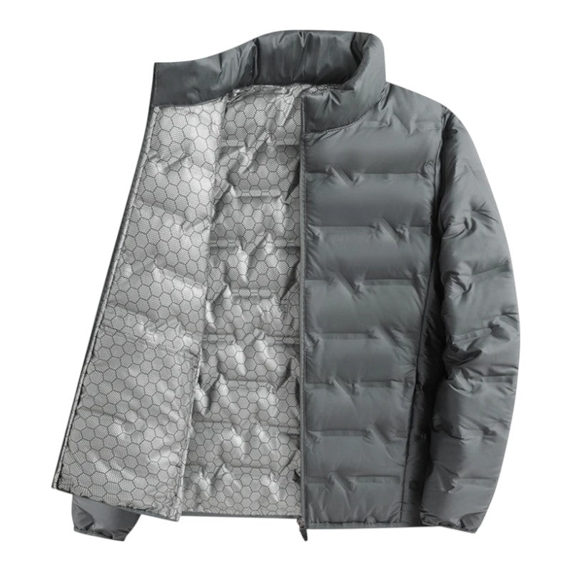 Quilted high collar winter jacket for men | Arcton