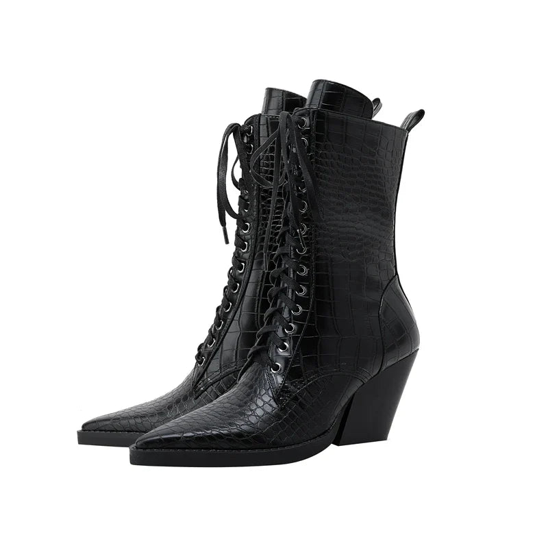 Izzy Ryder Lace-Up Boots for Women | Marlowe