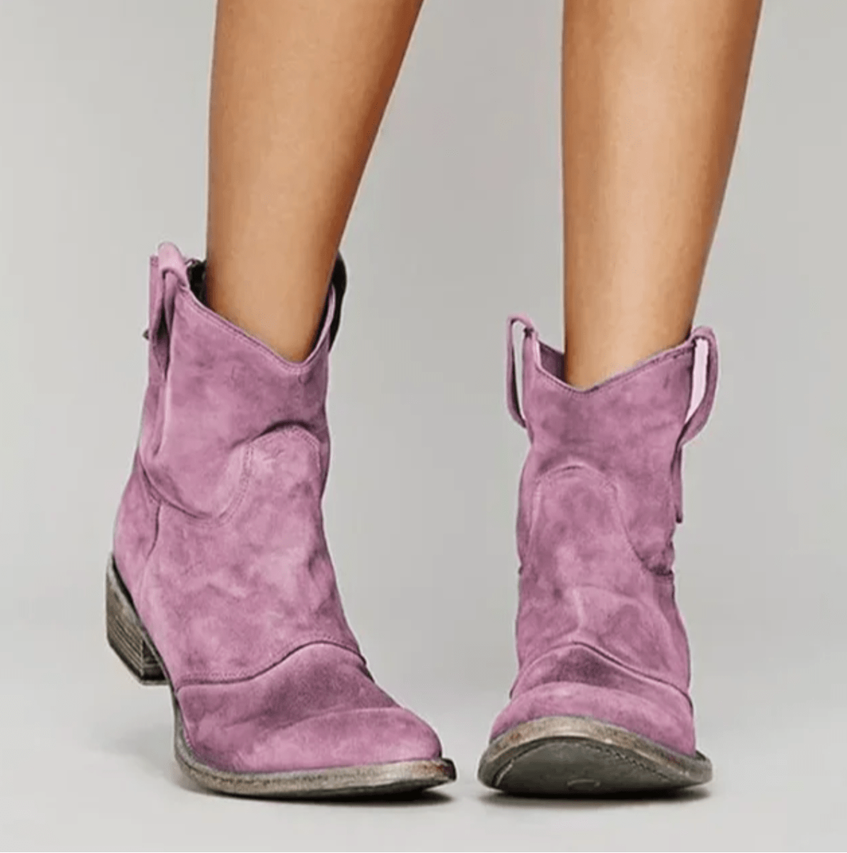 Classic suede orthopaedic ankle boots for women | Charlotte