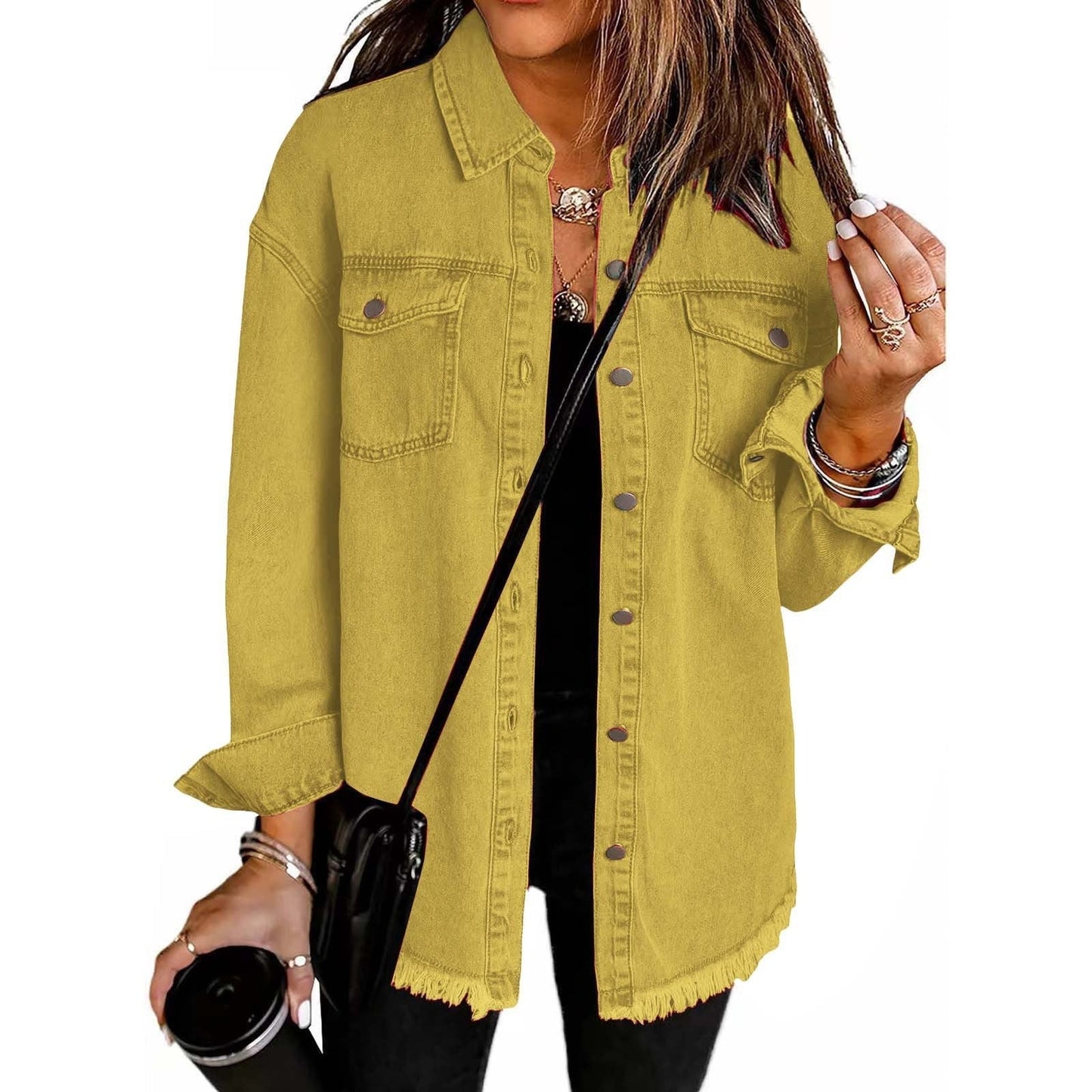 Classic signature denim everyday jacket for women | Katja