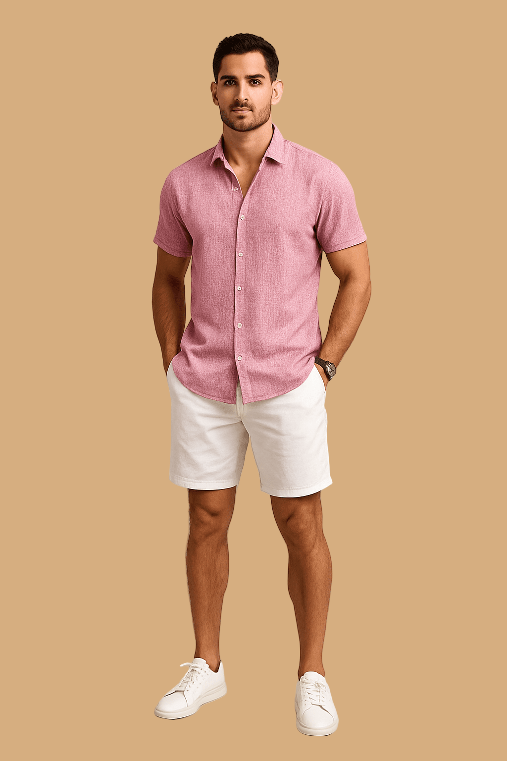 Elias Short-Sleeve Shirt | Casual Button-Down | Tailored Everyday Comfort