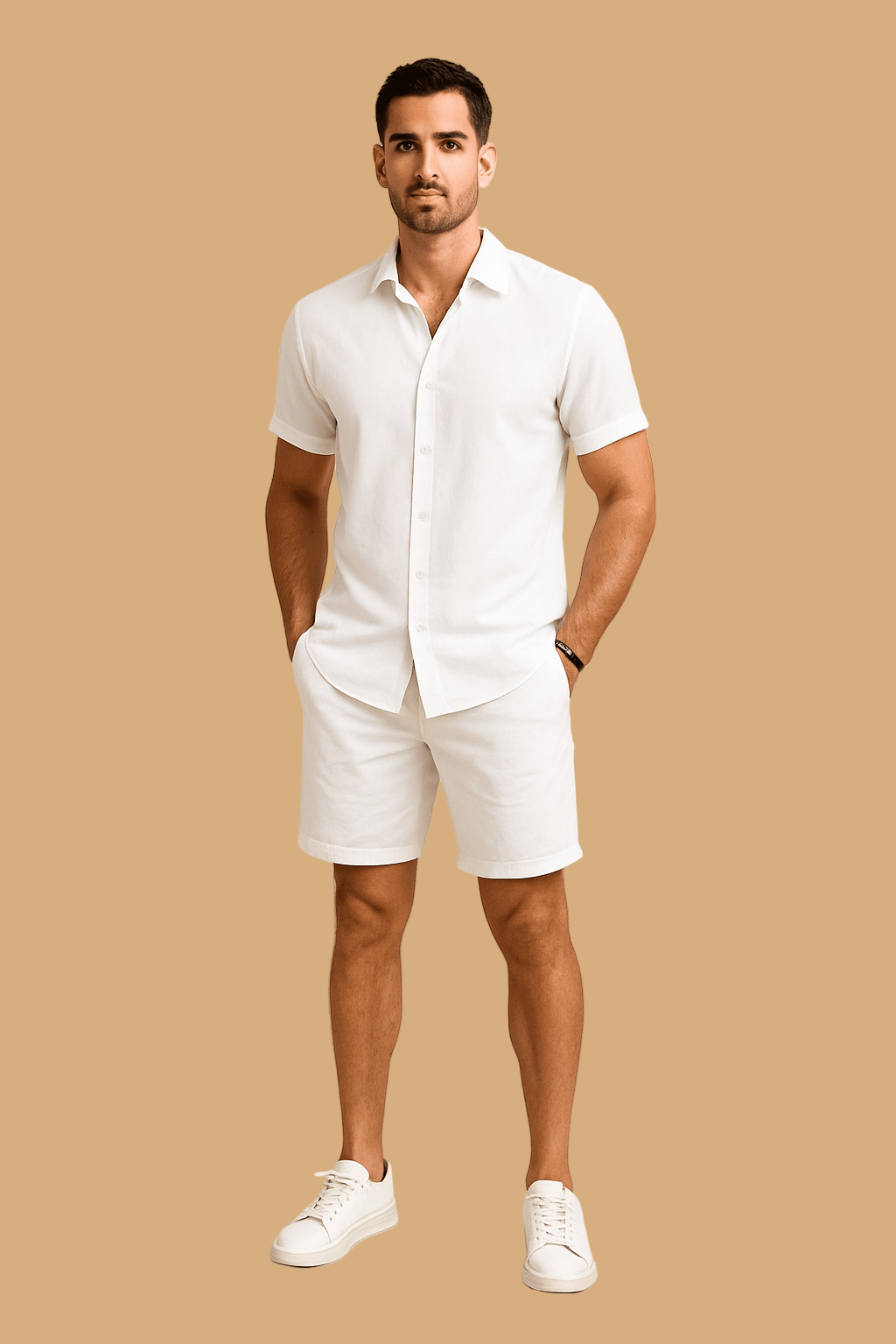 Elias Short-Sleeve Shirt | Casual Button-Down | Tailored Everyday Comfort