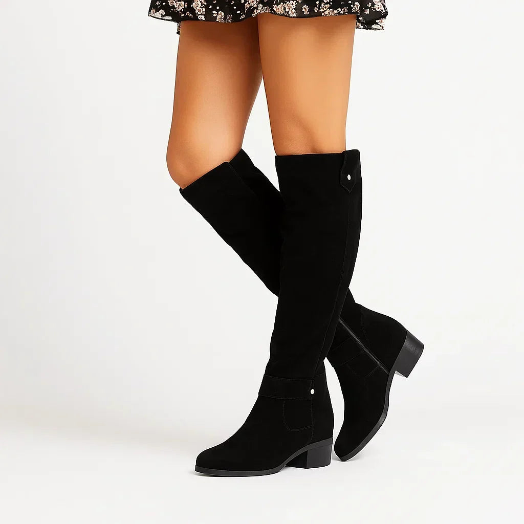 Sloane | Women's Knee High Boots with Block Heel