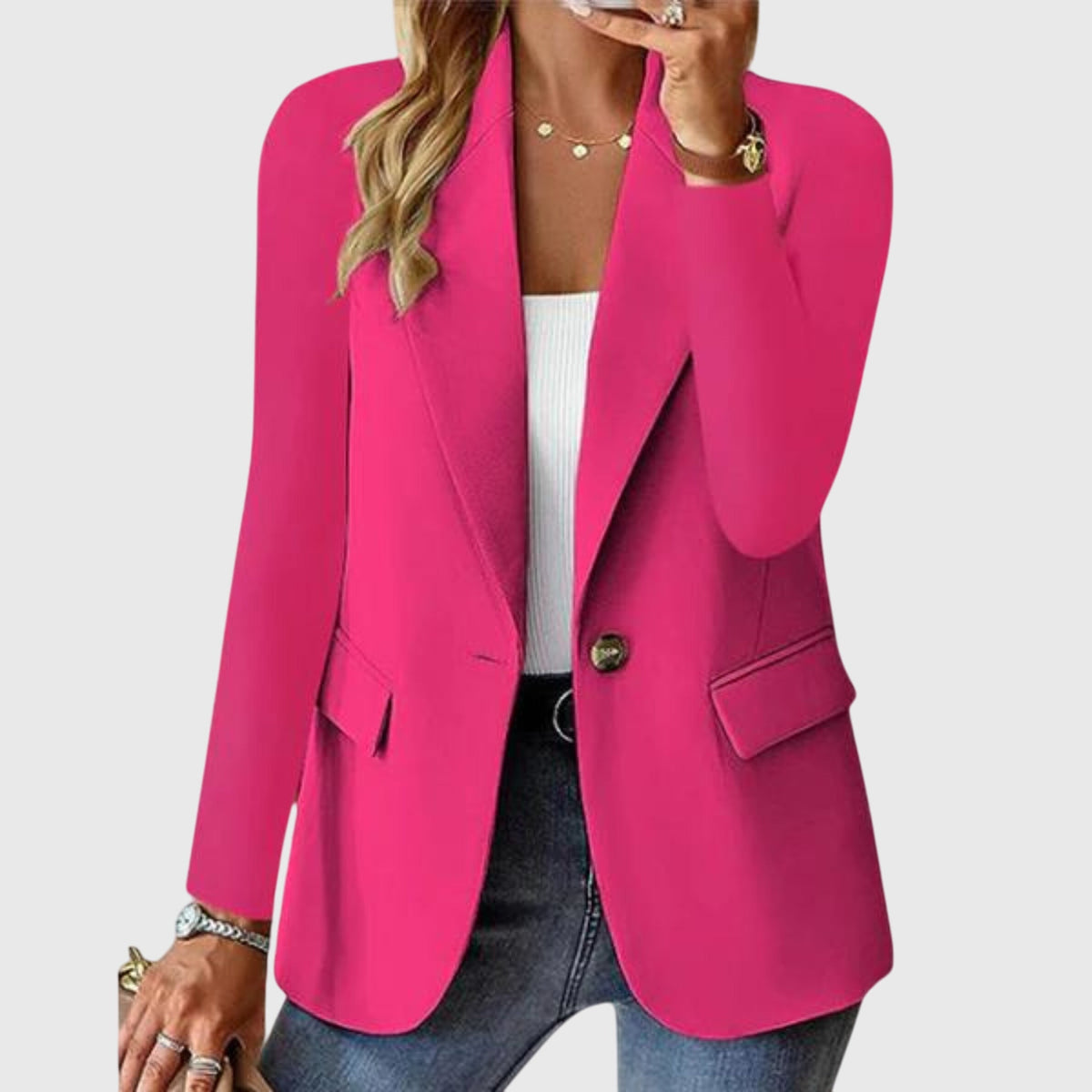 Fletcher | Women's Structured Single Button Blazer