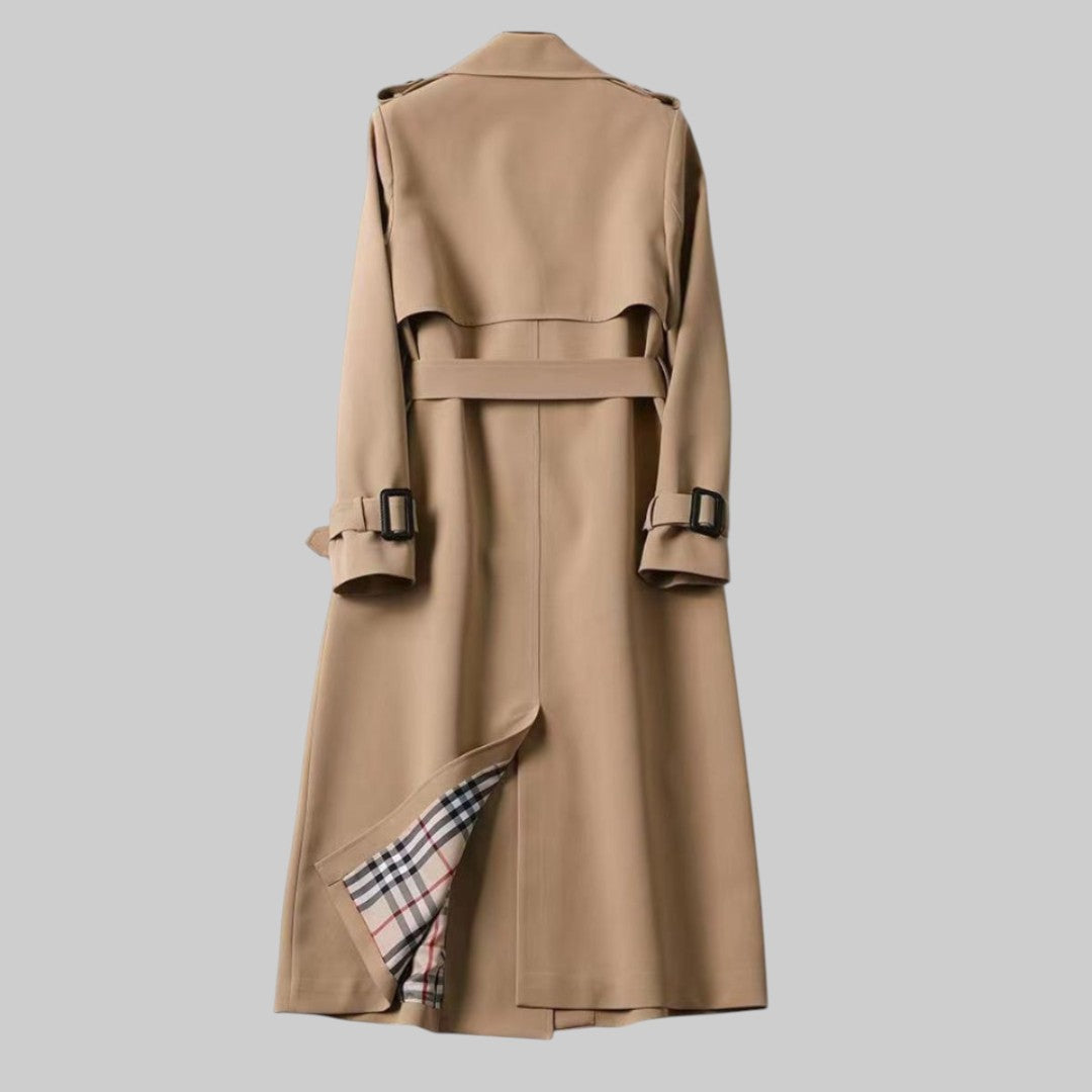 Valerra | Women's Double Breasted Belted Trench Coat