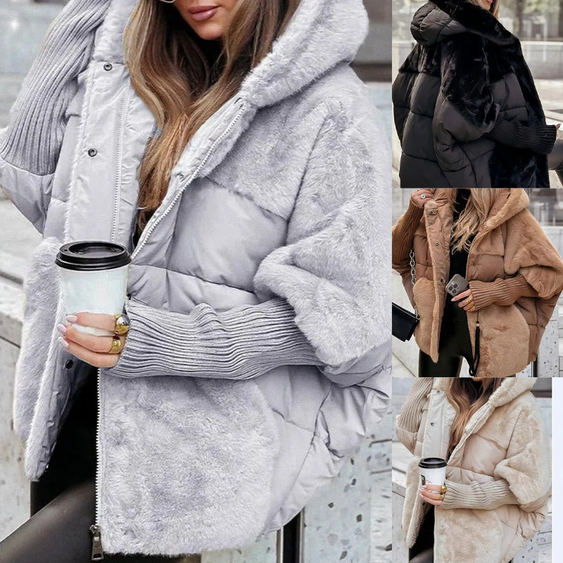 Niccola | Women's Hooded Padded Jacket with Faux Fur