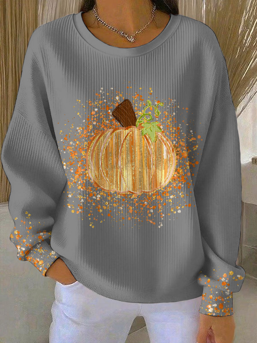 Annabelle | Women's Pumpkin Graphic Crewneck Sweatshirt