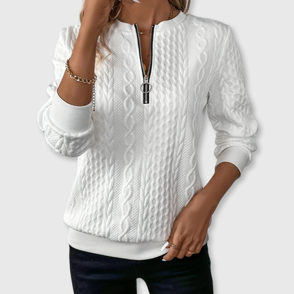 Stylish knitted everyday sweater for women | Lina