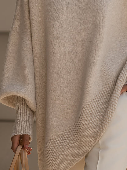 Elegant oversized poncho with flowing silhouette for women | Madison
