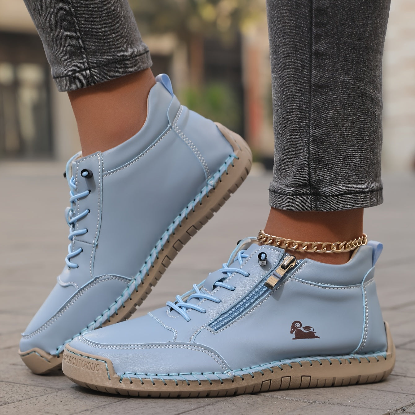 Zip-up orthopaedic everyday shoes for women | Helena