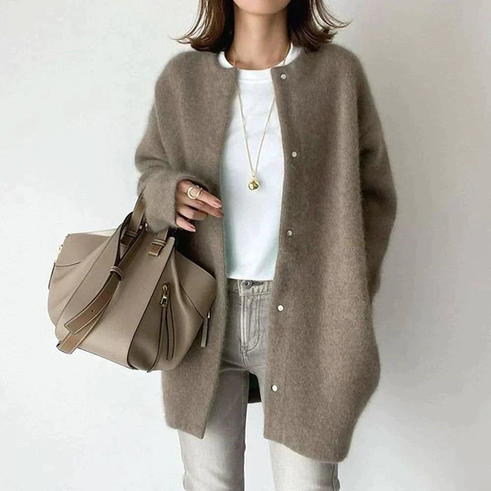 Beatrice | Women's Vintage Knit Cardigan Vest