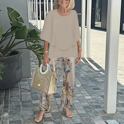 Stylish printed everyday two-piece set for women | Genevieve