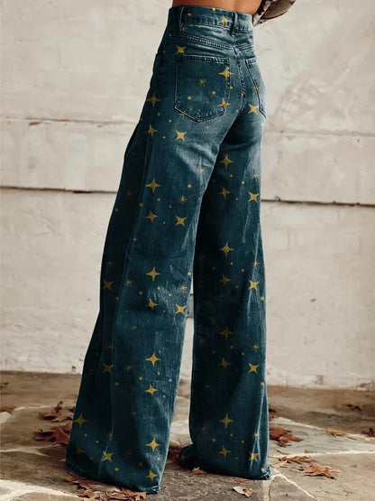 Relaxed wide leg casual jeans for women | Alice