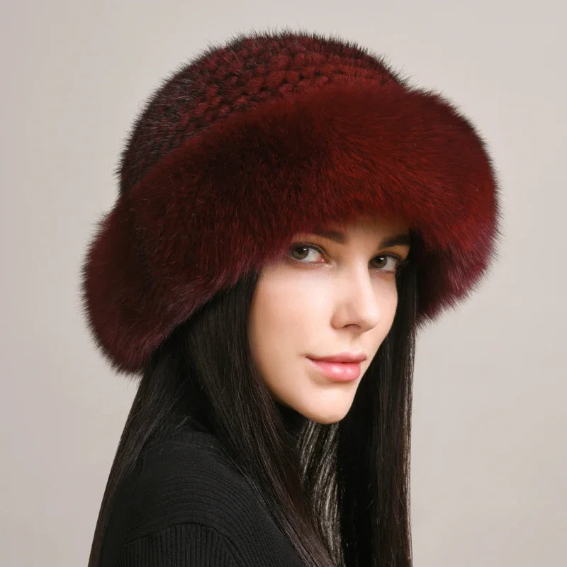 Valentina Mink Fur Hat | Aurora