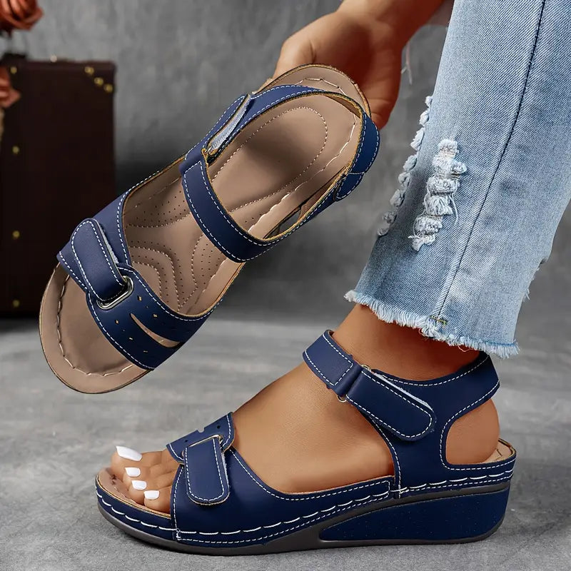 Winslet | Women's Adjustable Strap Wedge Sandals