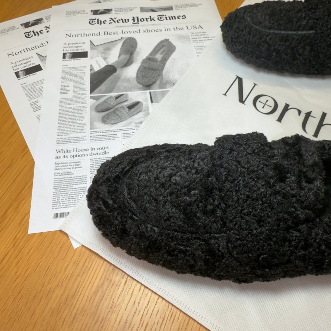 Cozy elegant winter loafers for women | Selene