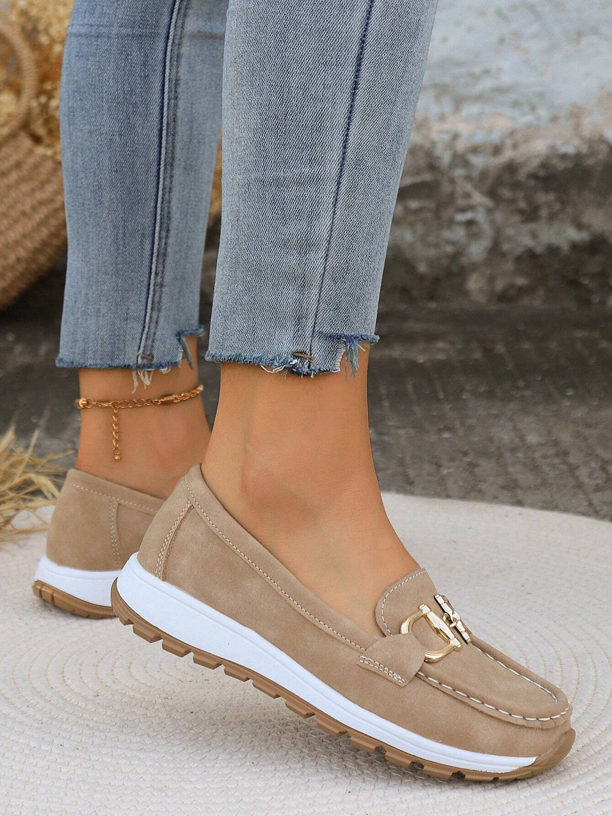 Classic comfortable slip-on loafers for women | Ellie