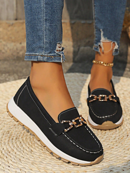 Classic comfortable slip-on loafers for women | Ellie