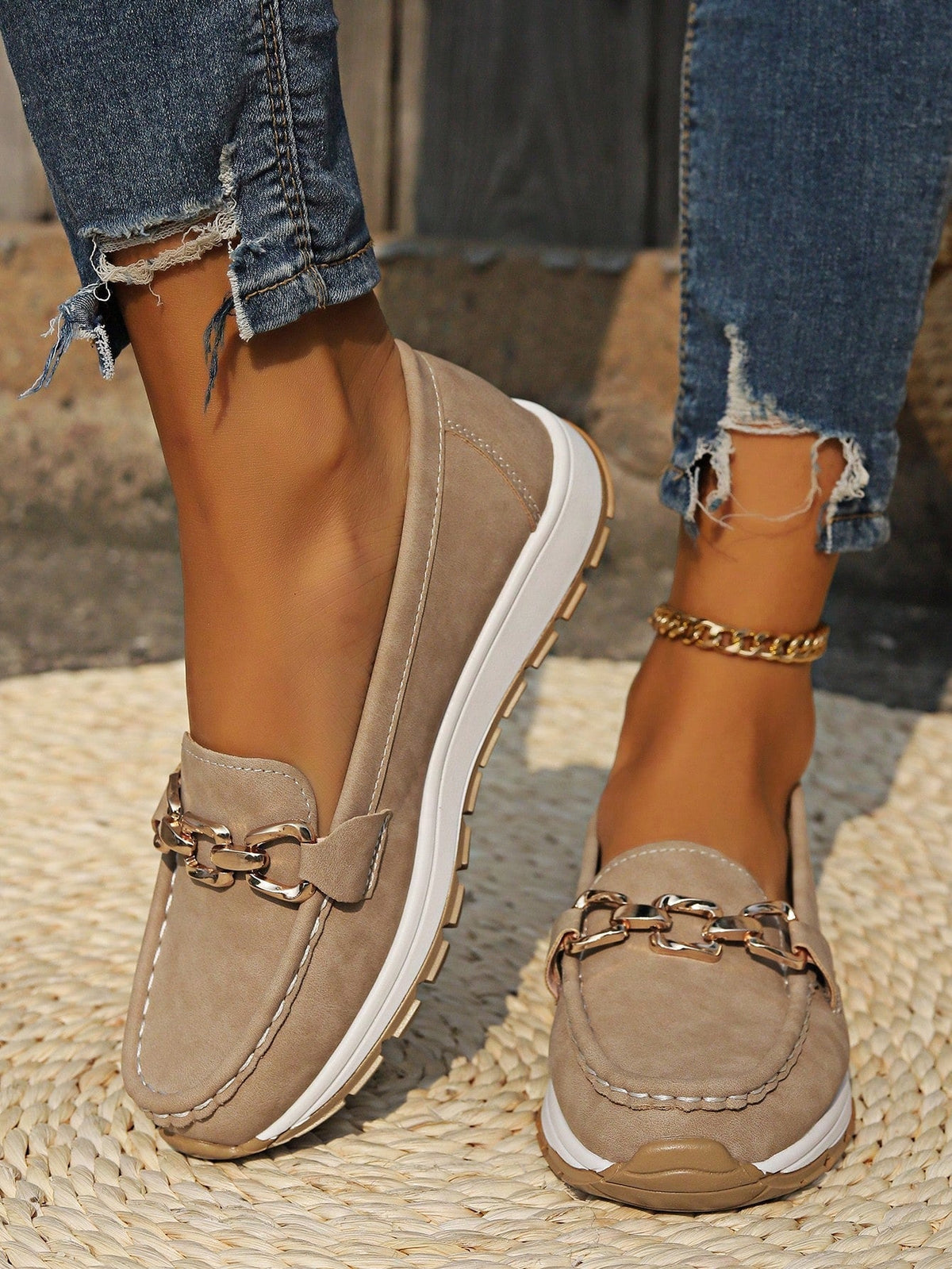 Classic comfortable slip-on loafers for women | Ellie