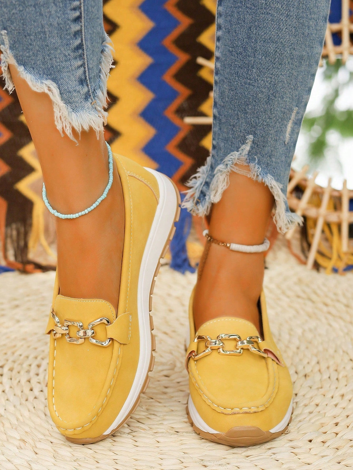 Classic comfortable slip-on loafers for women | Ellie