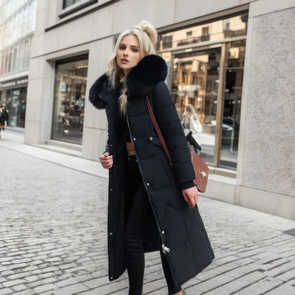 Isabelle | Women's Extended Length Hooded Winter Coat