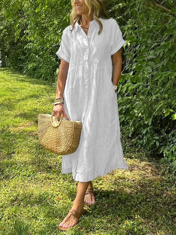 Relaxed elegant everyday maxi dress for women | Ruby