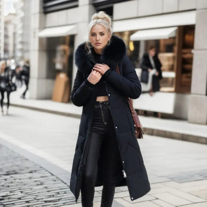 Isabelle | Women's Extended Length Hooded Winter Coat