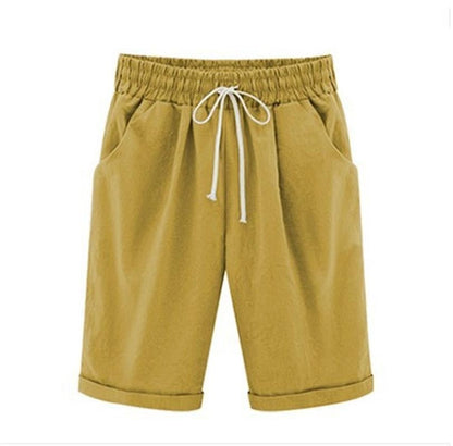 Casual loose fit cotton summer shorts for women | Marisela
