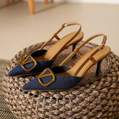 Celeste Slingback Stiletto Heel | Valentina