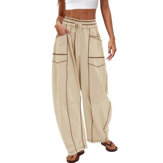 Comfy baggy-leg everyday lounge trousers for women | Avanita