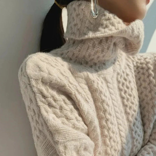 Women’s turtleneck cashmere sweater | Camille
