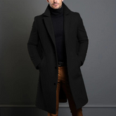 Classic tailored wool coat for men | Alaric