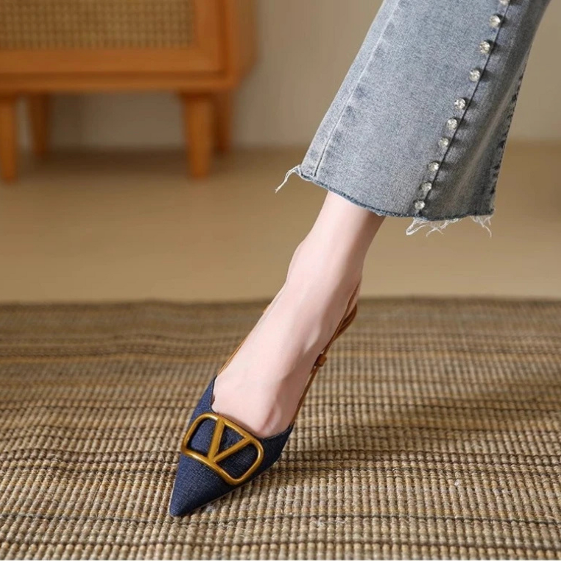 Celeste Slingback Stiletto Heel | Valentina