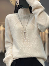 Cable-Knit Turtleneck Sweater for Cold Weather | Ellis