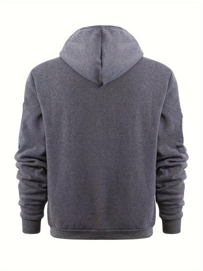 Gerald | Men's Full Zip Hooded Sweatshirt with Pockets