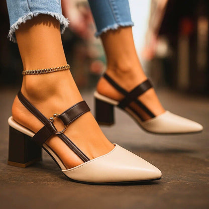 Classic comfort everyday heels for women | Elowen