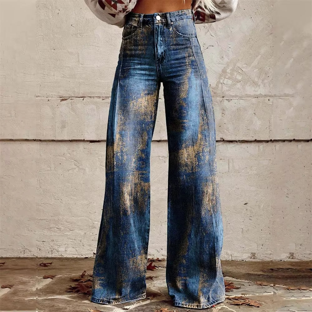Celeste Flared Denim Jeans | Aurora