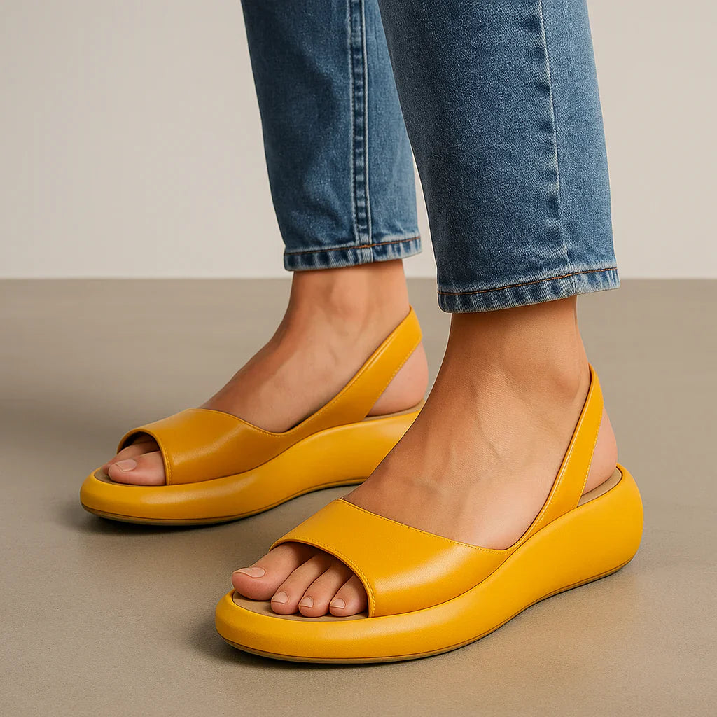 Elegant slingback open-toe sandals for women | Lunara