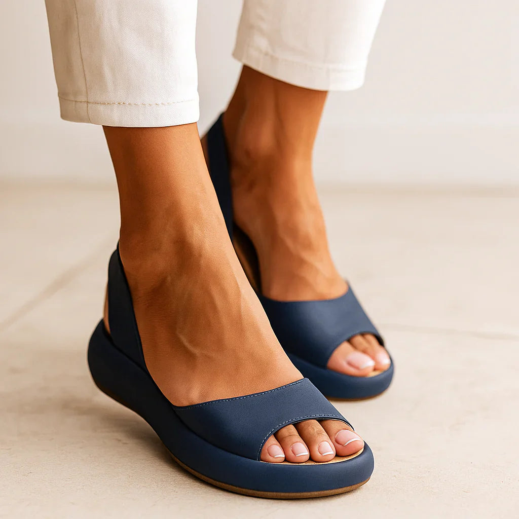 Elegant slingback open-toe sandals for women | Lunara