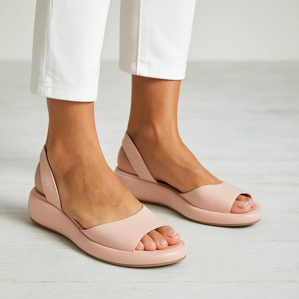 Elegant slingback open-toe sandals for women | Lunara