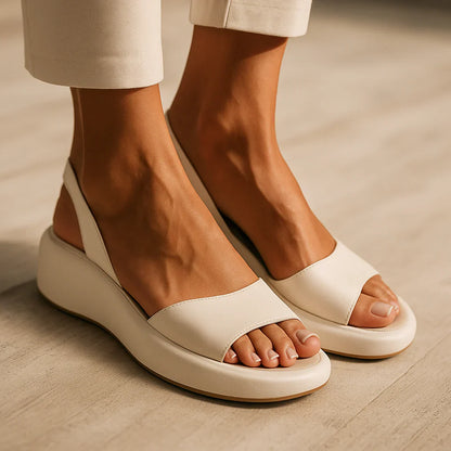 Elegant slingback open-toe sandals for women | Lunara