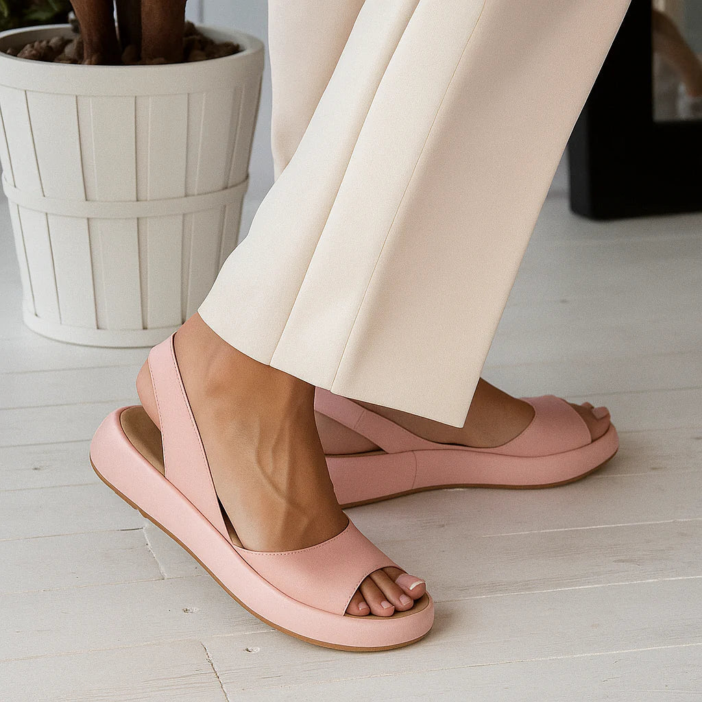 Elegant slingback open-toe sandals for women | Lunara