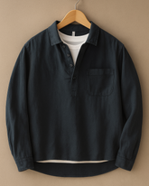 Relaxed popover shirt for men | Calder