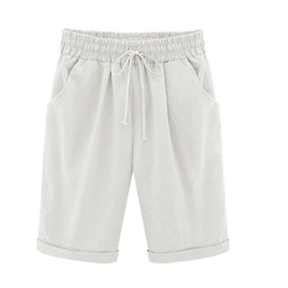 Casual loose fit cotton summer shorts for women | Marisela