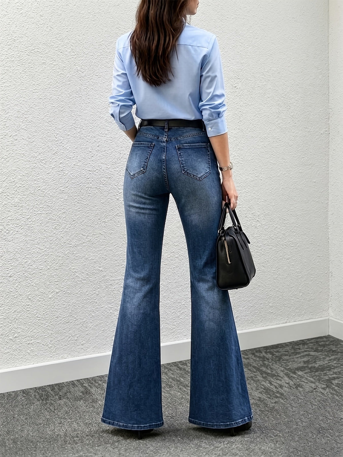 Maerelle | Women's High Rise Flare Leg Jeans